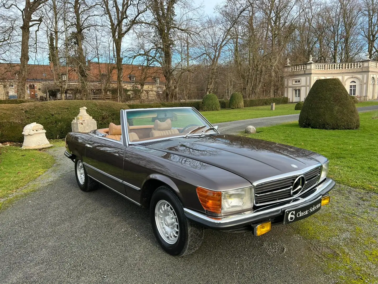 Oldtimer Mercedes Benz 350 SL 1972 Marrón - 1