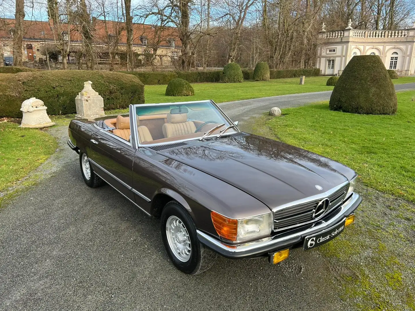 Oldtimer Mercedes Benz 350 SL 1972 Marrón - 2