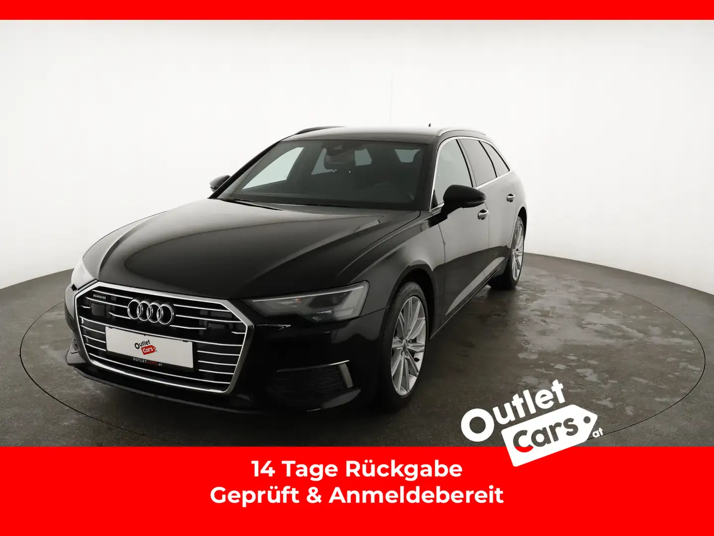 Audi A6 Avant 40 2.0 TDI quattro design LED+LEDER+RFK Schwarz - 1