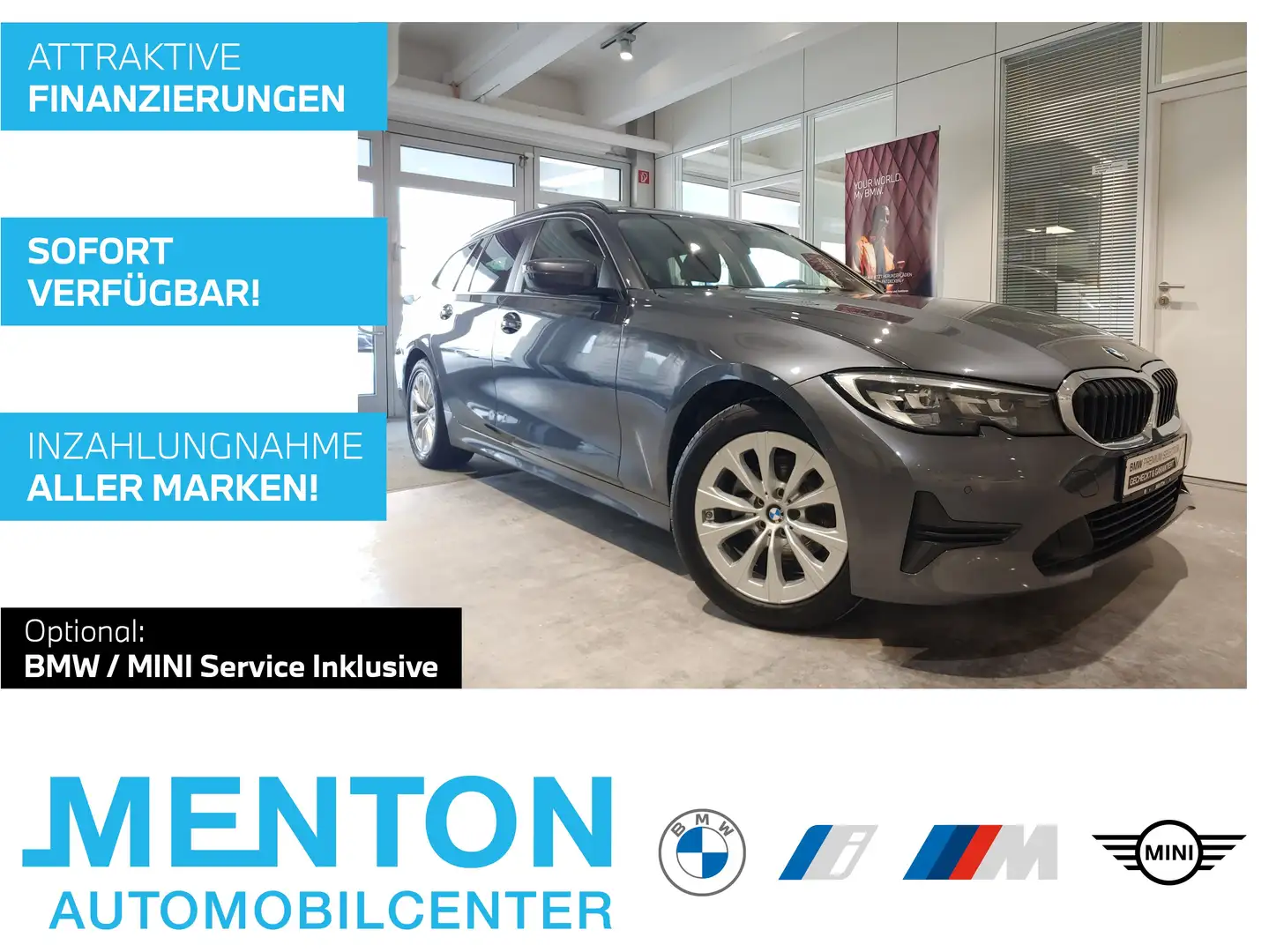 BMW 320 d xDrive Standhzg./DAB/Lenkradhzg./LCPlus Grigio - 1