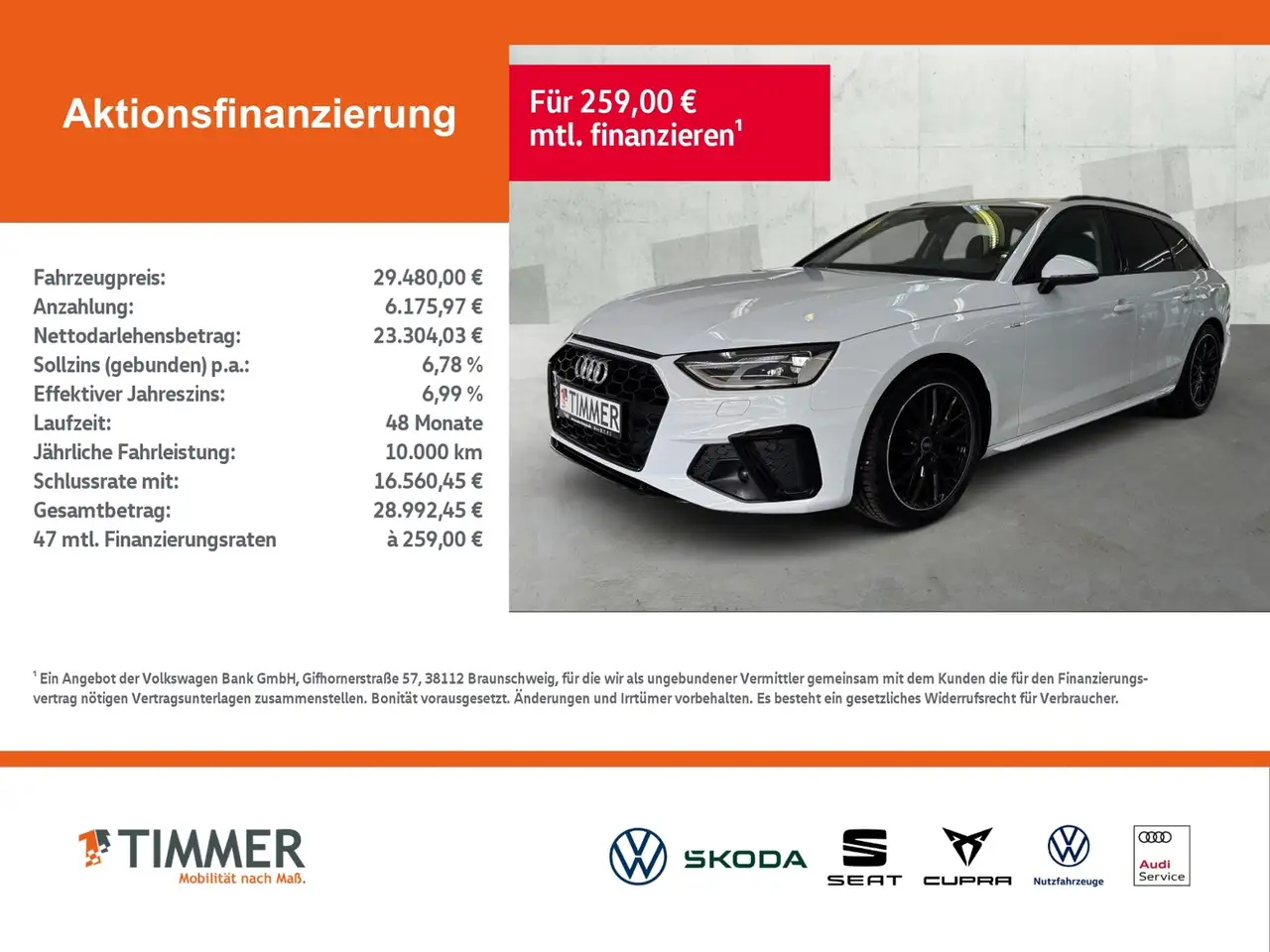 Audi A4 Avant S-LINE 35 TDI 163PS S tronic +LED+ACC+RKAM+, миниатюра 2