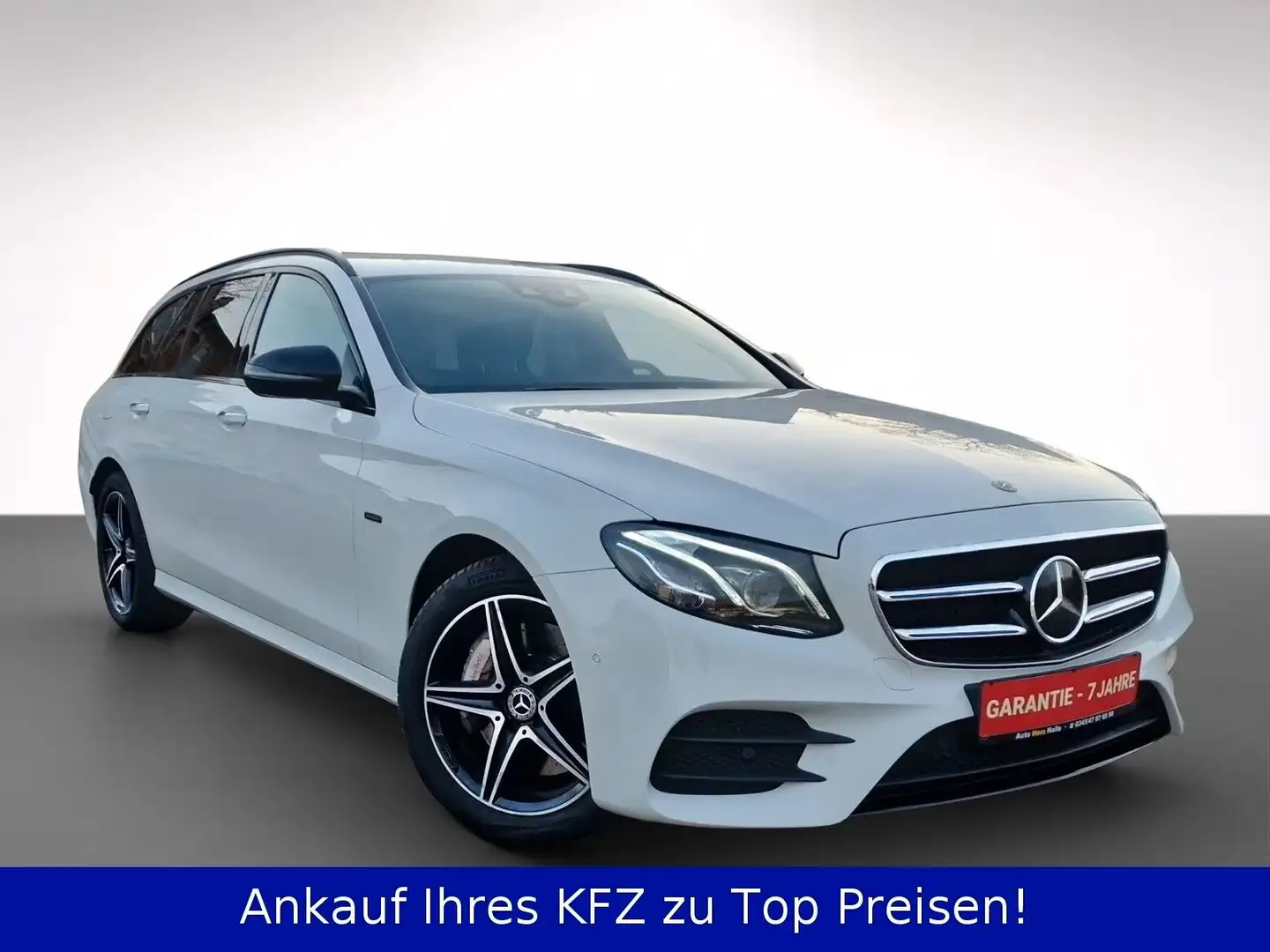 Mercedes-Benz E 300 de T AMG-Line LED+Leder+AHK+Burmester+Sitzh Weiß - 2