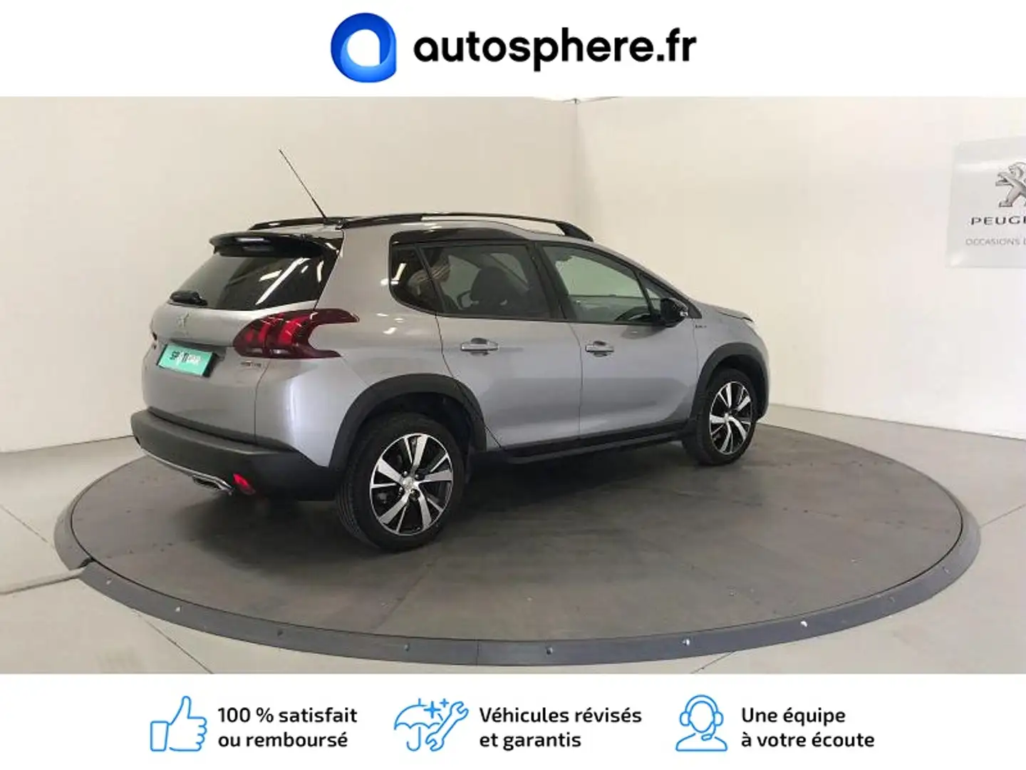 Peugeot 2008 1.2 PureTech 110ch GT Line S&S Gris - 2