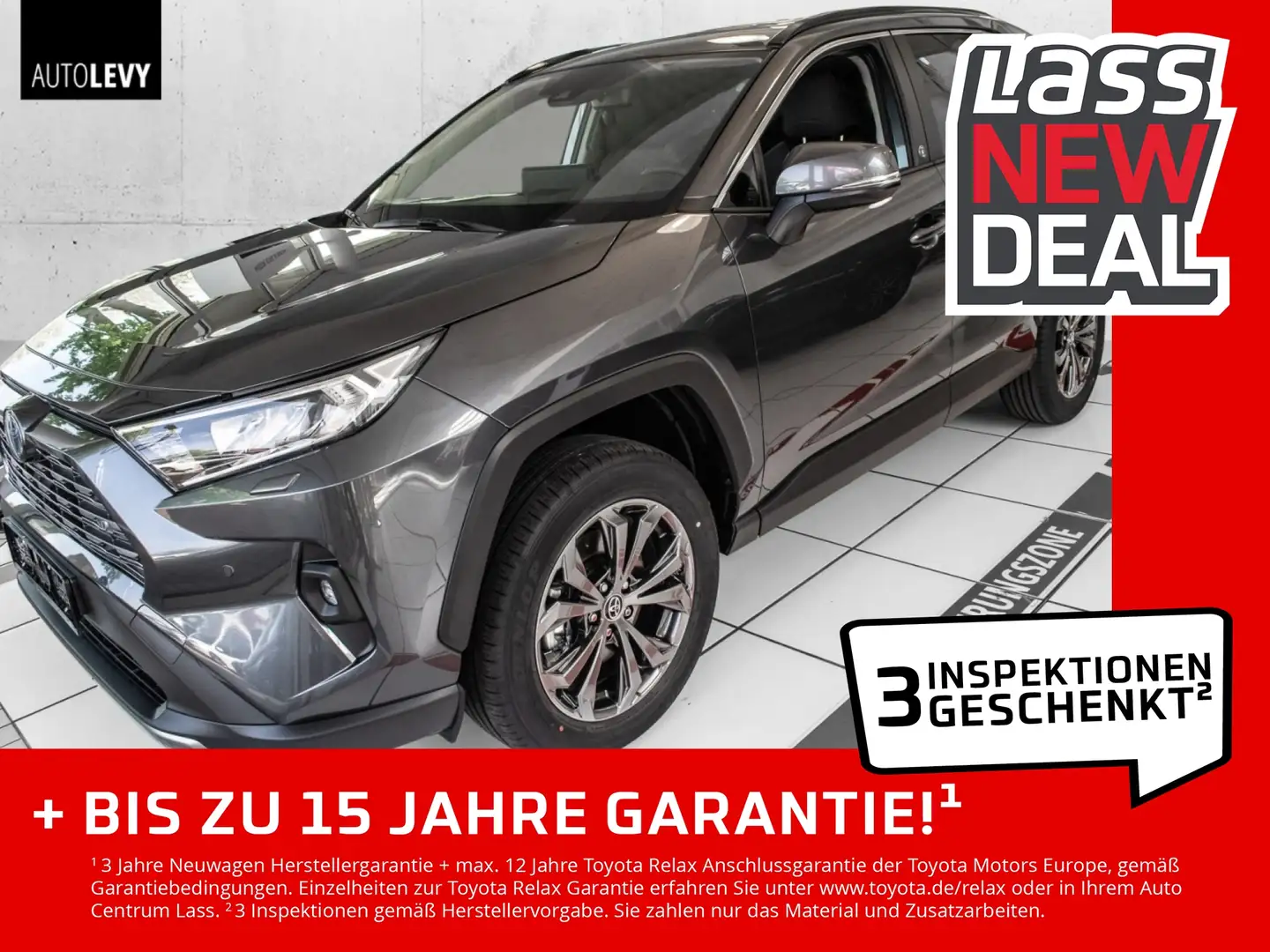Toyota RAV 4 RAV4 2.5 Hybrid 4x2 Teamplayer +Technik-Paket+ Grau - 1