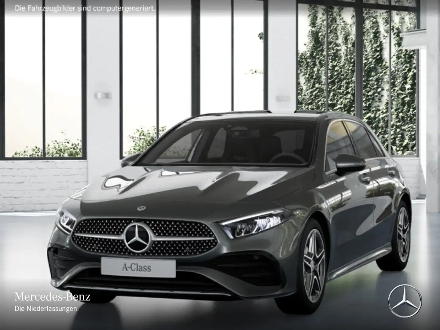 Mercedes-Benz A 180 AMG+PANO+LED+KAMERA+TOTW+KEYLESS+7G Grau - 2