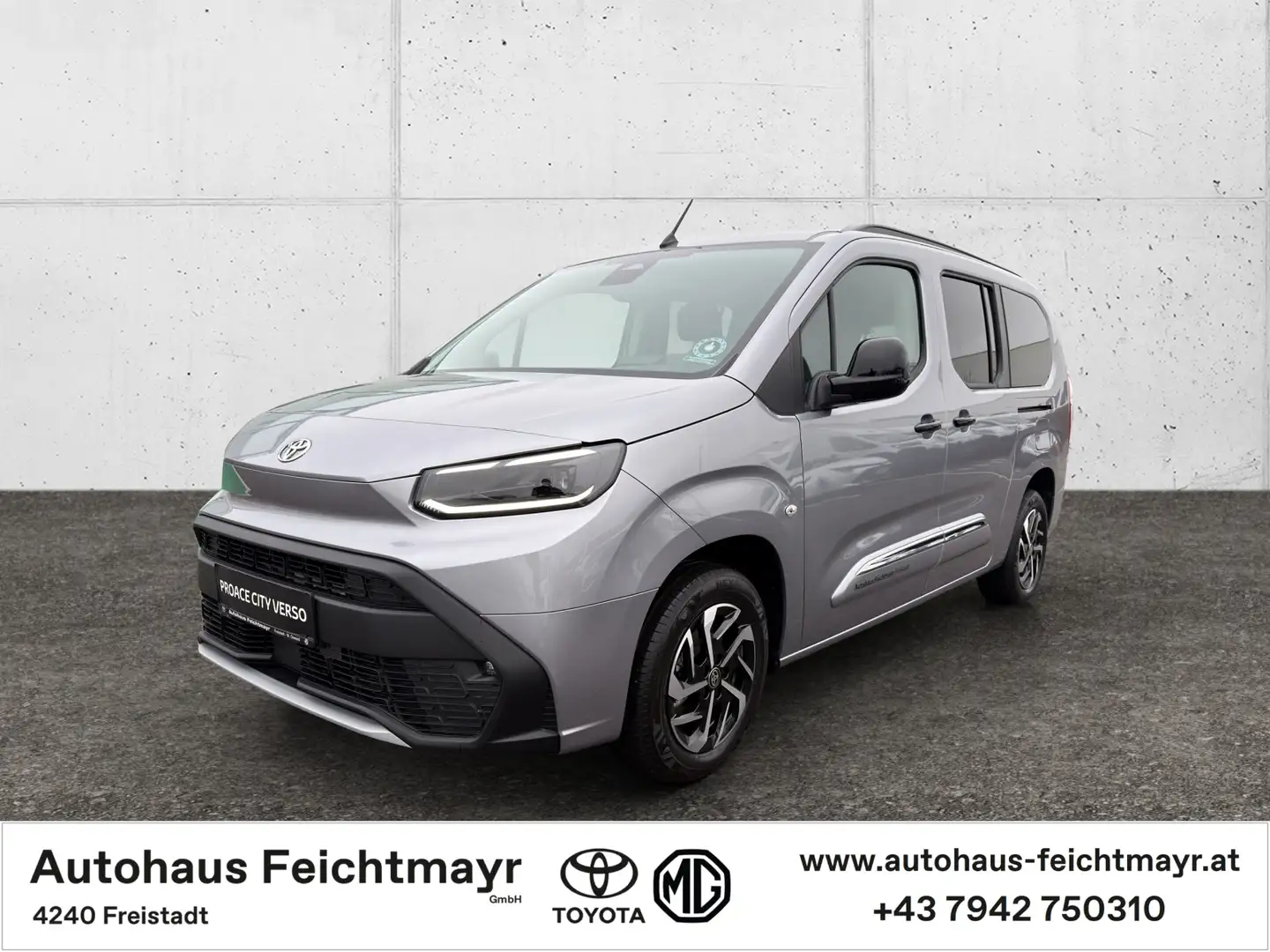 Toyota Proace City Verso Family 1,5 Diesel 130 L2 6M 5t. Silber - 1
