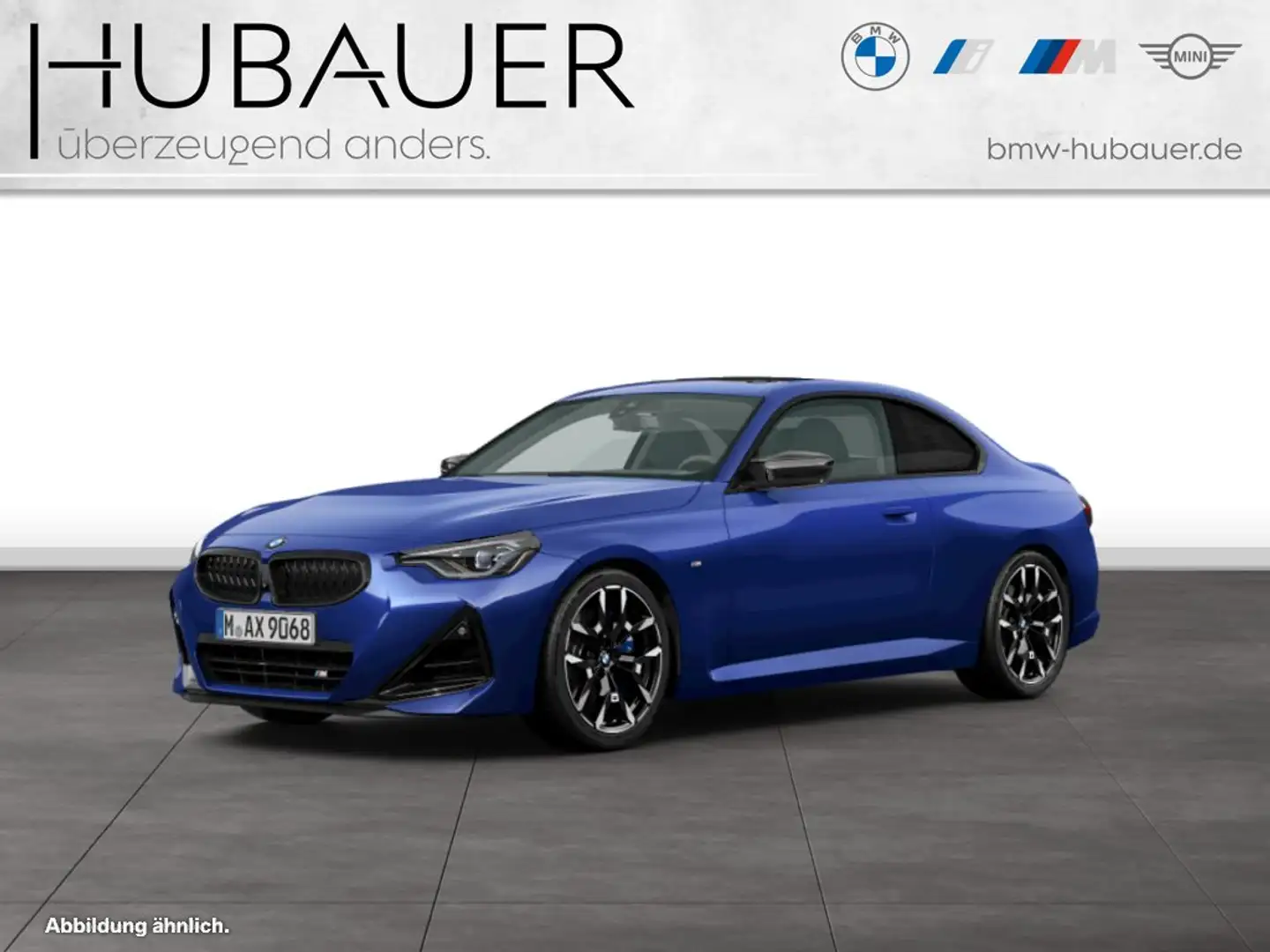 BMW 240 M240i xDrive Coupé [HUD, 19" LMR, GSD, Sitze elekt Blau - 1