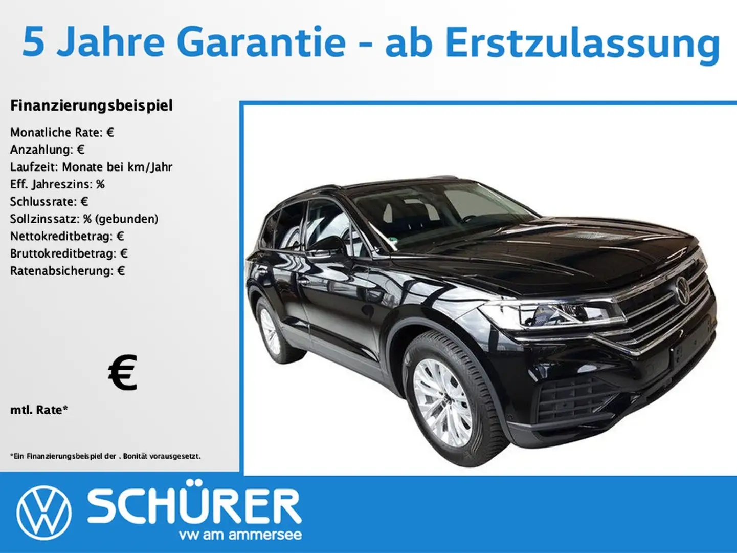 Volkswagen Touareg 3.0TDI 4Motion Facelift StdHz Leder Luft Navi RKam Negro - 1