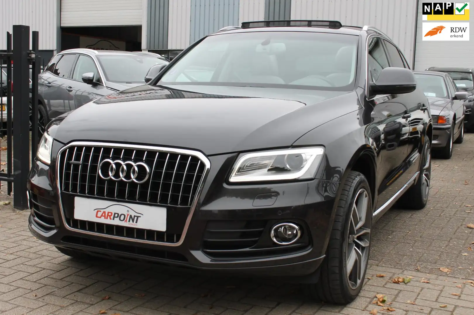 Audi Q5 2.0 TFSI Quattro S-Line Pano Leer Keyless 224 PK! Gris - 1