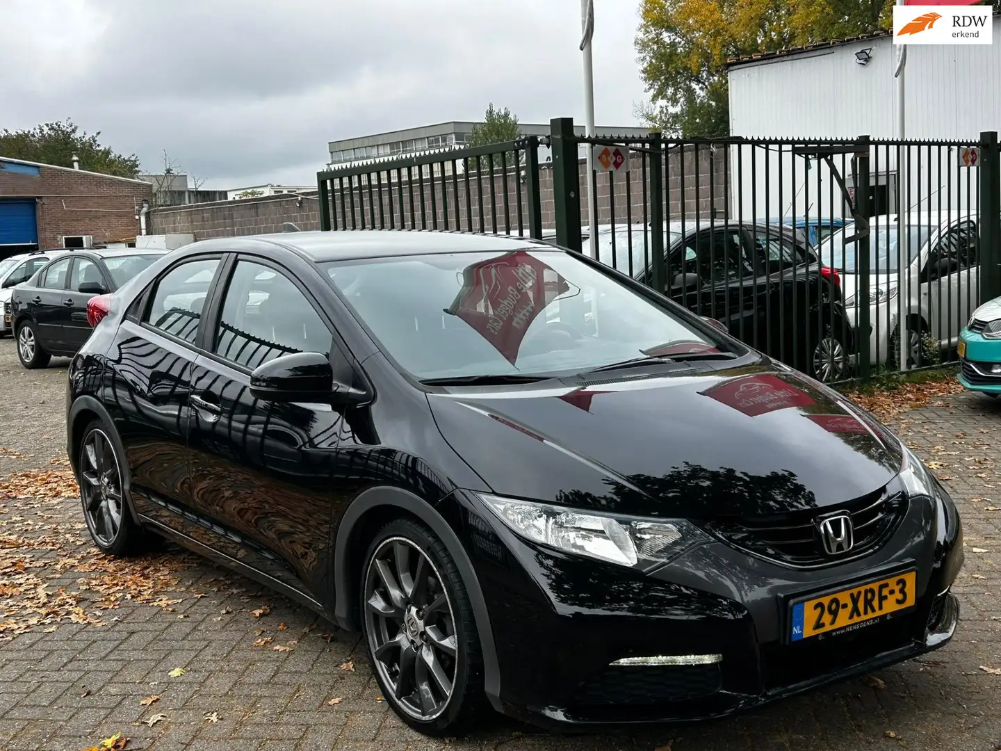 Honda Civic 1.4 Comfort 1e eigenaar volledig dealer onderhoude Zwart - 1