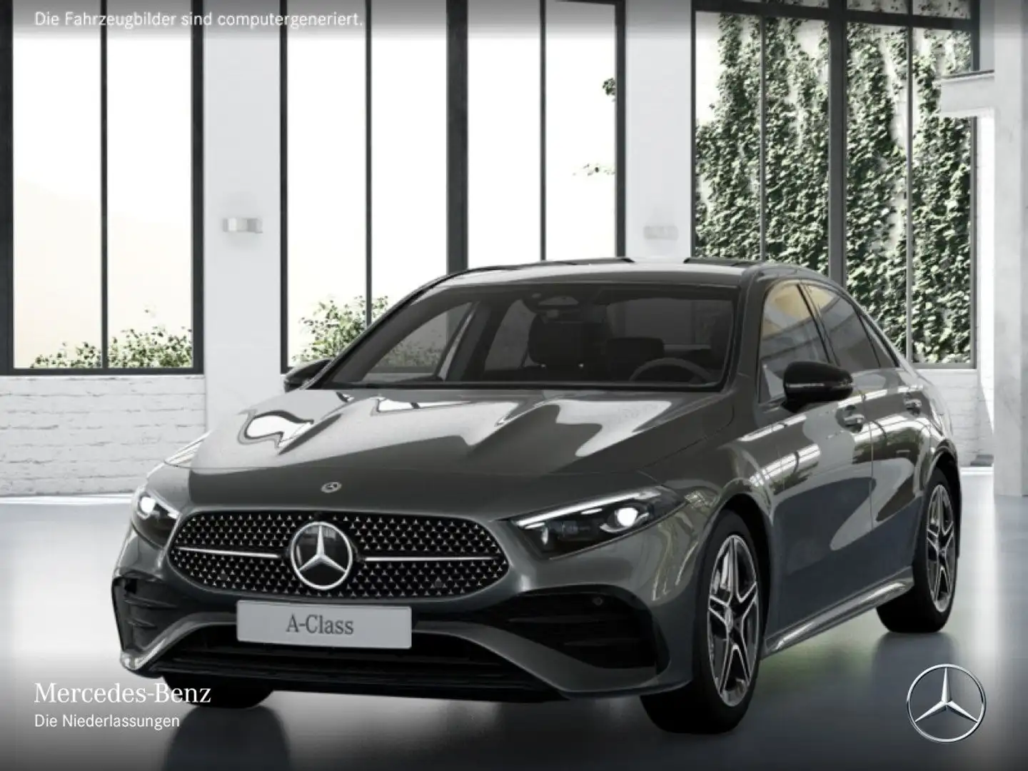 Mercedes-Benz A 220 Lim 4M AMG+NIGHT+PANO+MULTIBEAM+STHZG+KAMERA Grau - 2