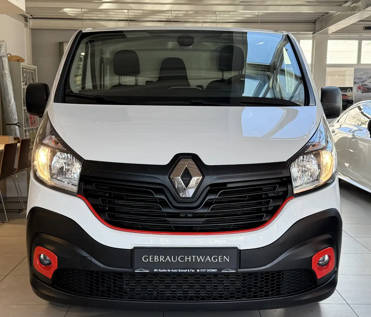 Renault Trafic L2H1 2,9t Komfort MwSt 1-Hand Keyless Klima Navi Blanco - 2