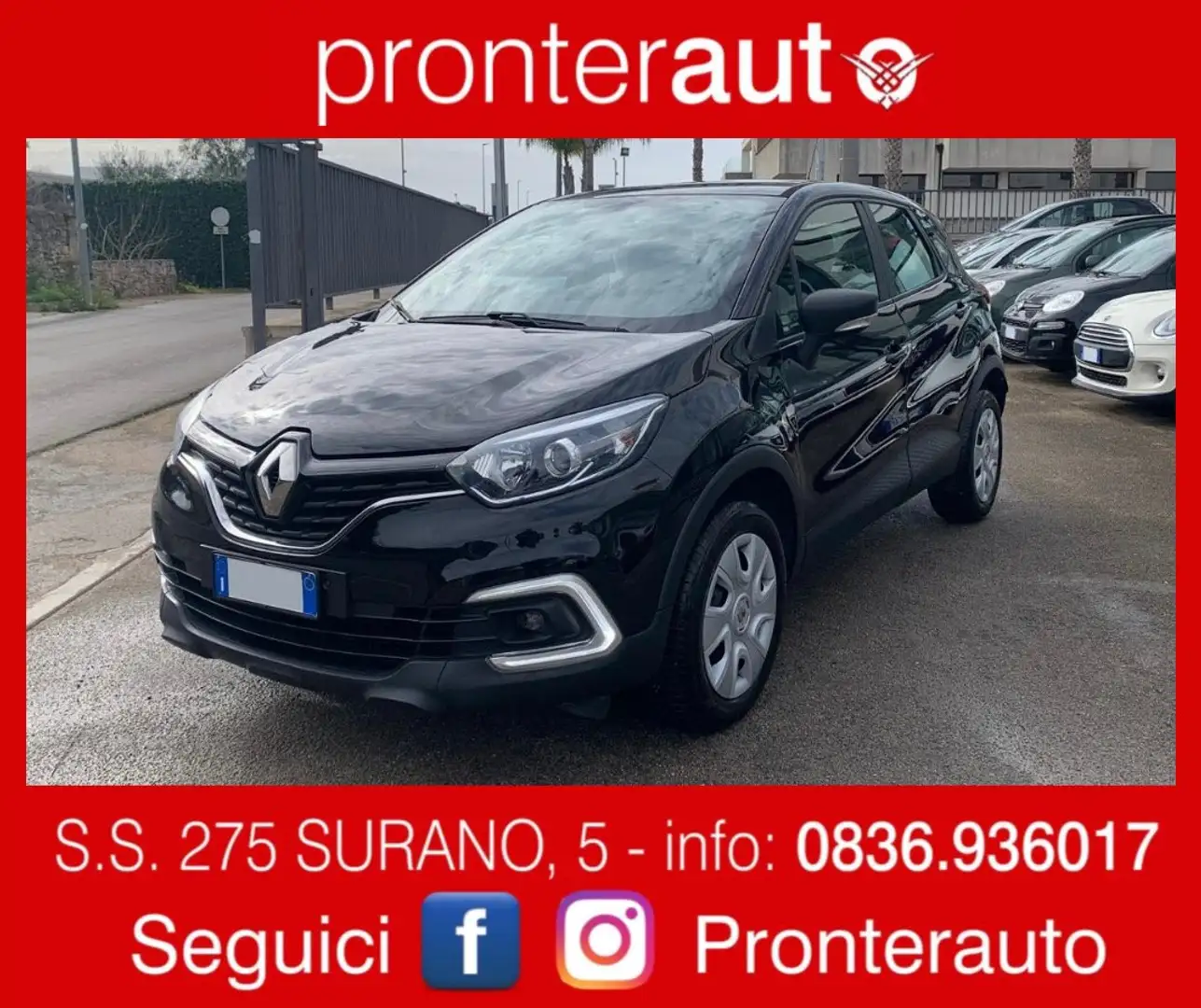 Renault Captur 900 tce Life 90cv Negro - 1