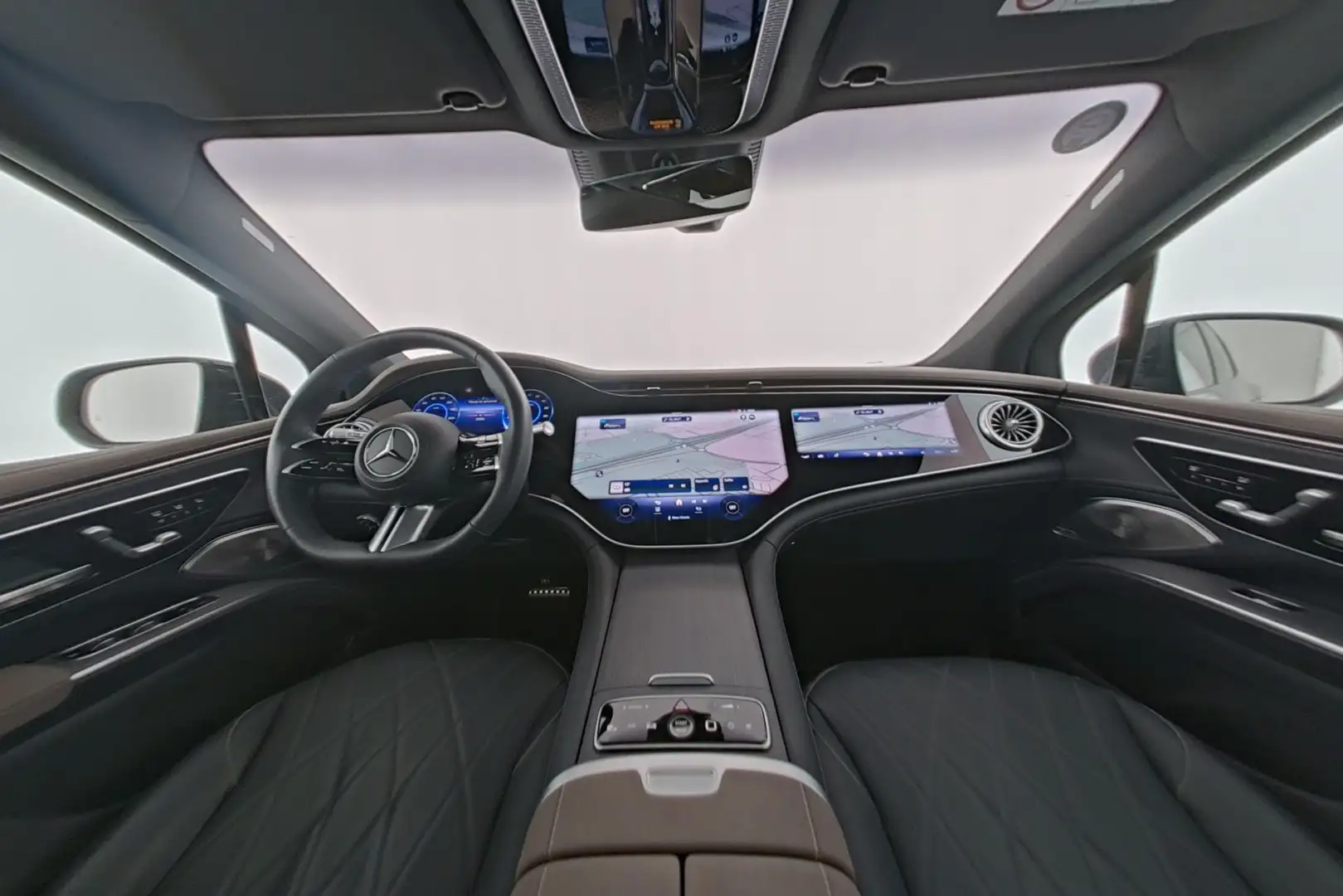 Mercedes-Benz EQS SUV 450 4MATIC AMG Line 108 kWh Panoramadak, Superscre Negru - 2