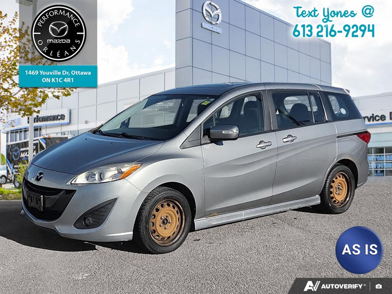 Silver 2014 Mazda MAZDA5 Minivan  Automatic