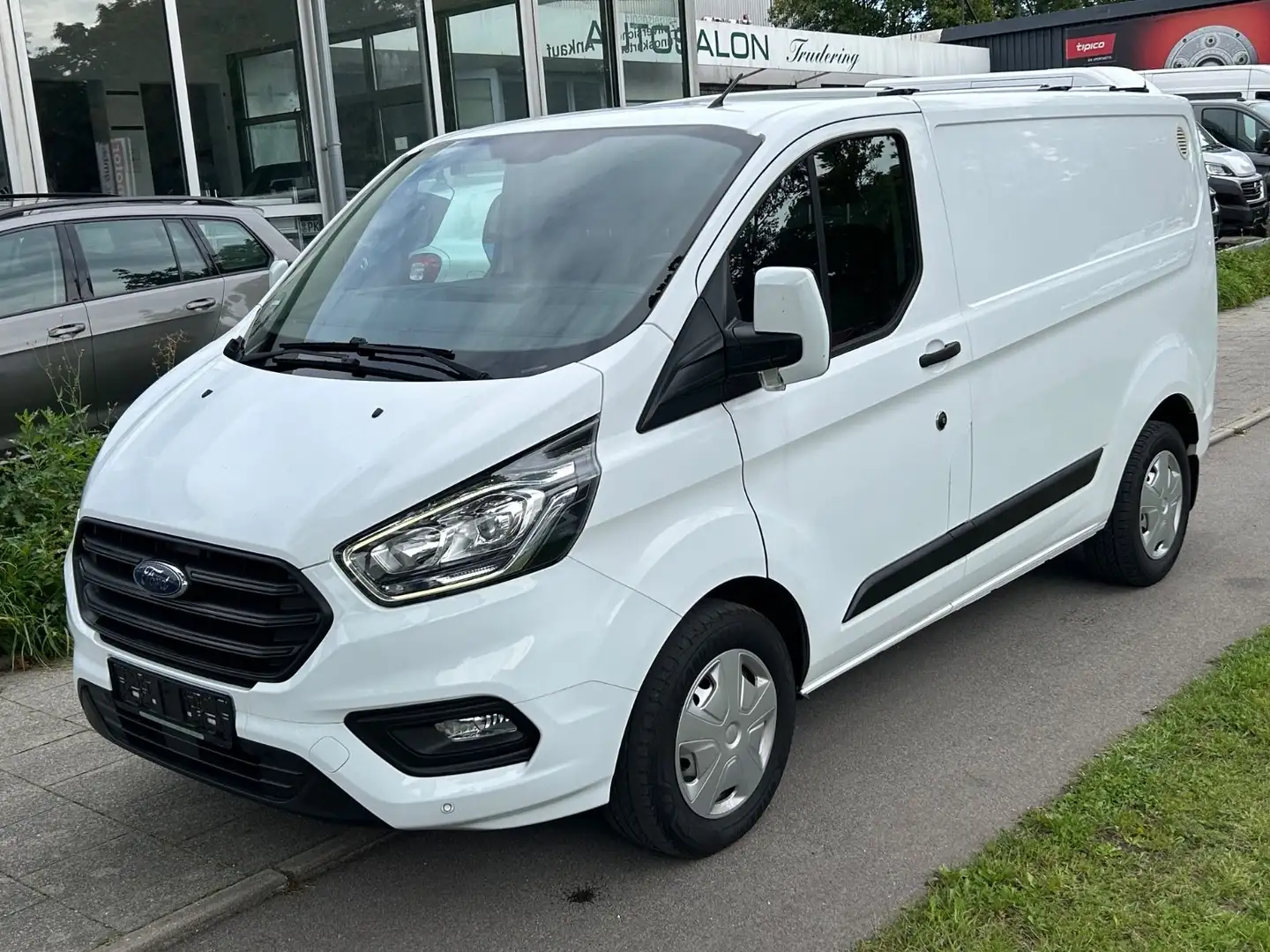 Ford Transit Custom Regale Werkstatt PDC AHK 2,5t Blanc - 2