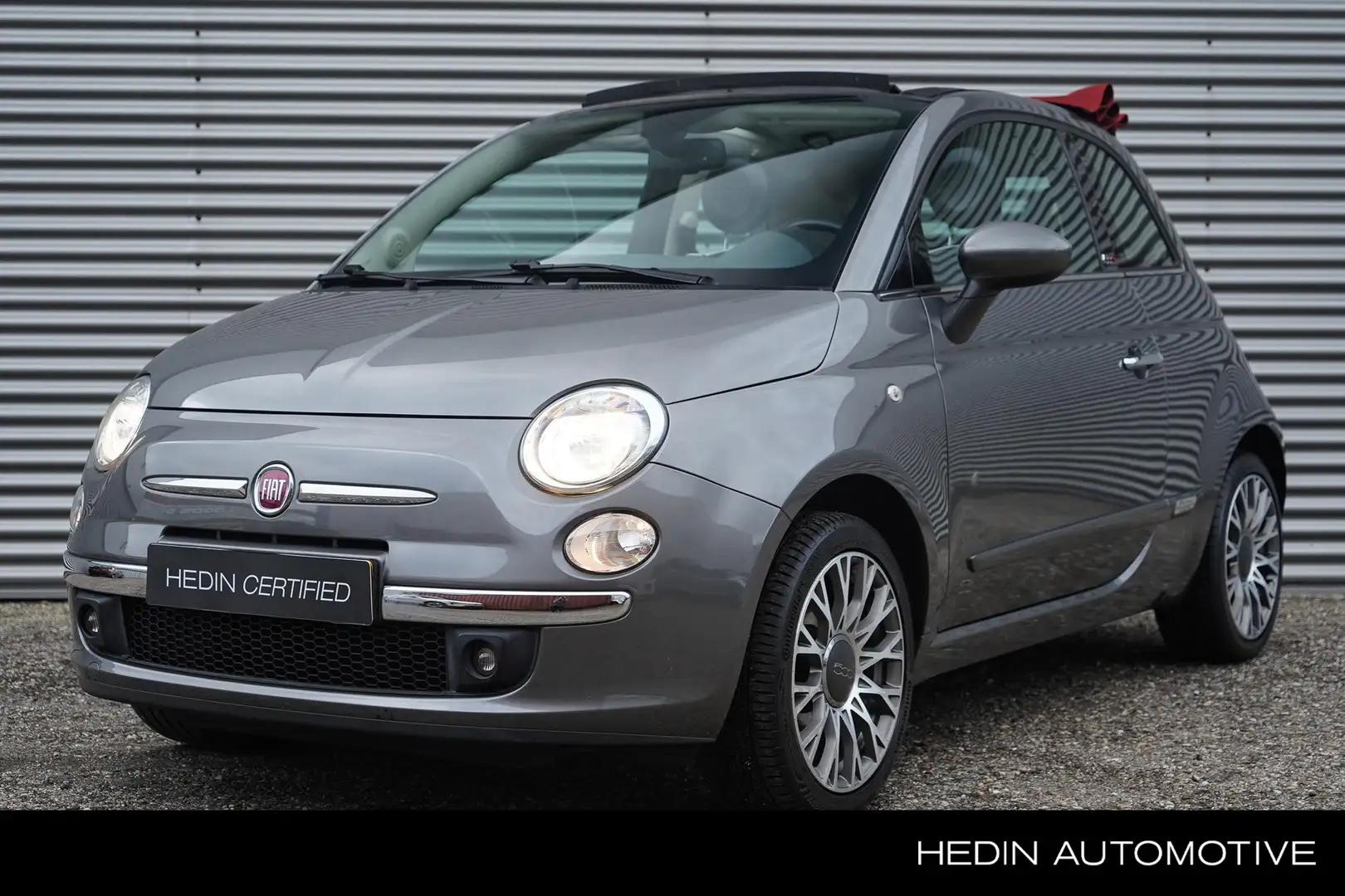 Fiat 500C 1.2 Lounge / Nederlandse Auto / Slechts 50.000km / Grijs - 1