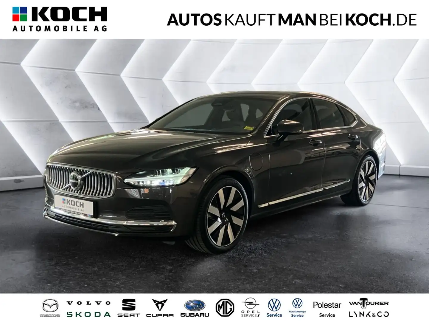 Volvo S90 T8 AWD Plug-in Hybrid Plus Bright Grijs - 1
