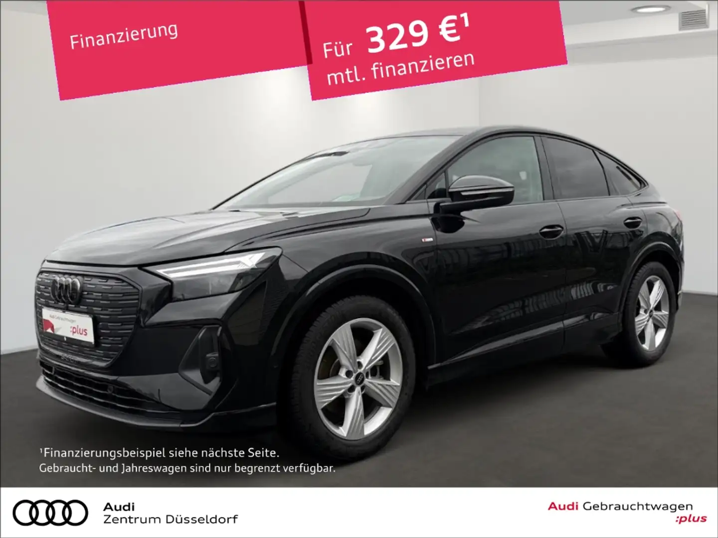 Audi Q4 e-tron Sportback 35 S line MMI KAMERA SONOS ZOLL Schwarz - 1