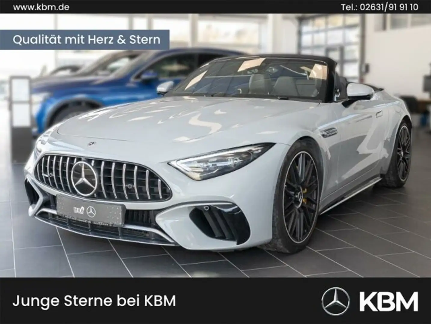 Mercedes-Benz SL 63 AMG SL 63 AMG 4M+ MANU°BURM°LMR21°CARBON°HuD° RFK Gris - 1