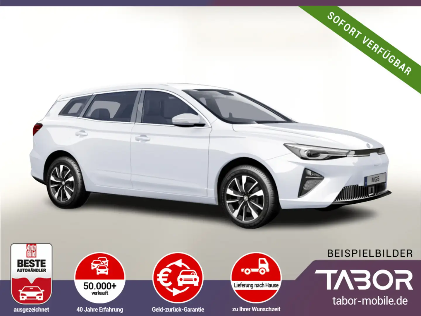 MG MG5 51kWh Comfort ACC Keyl Kam PDC SHZ LED Nav Alb - 1