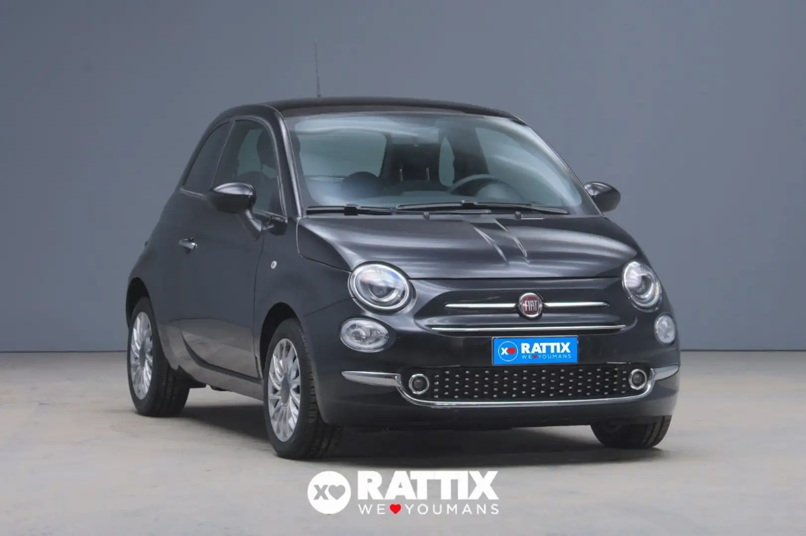 Fiat 500 1.0 Hybrid 70CV Dolcevita + tetto panoramico Nero - 1