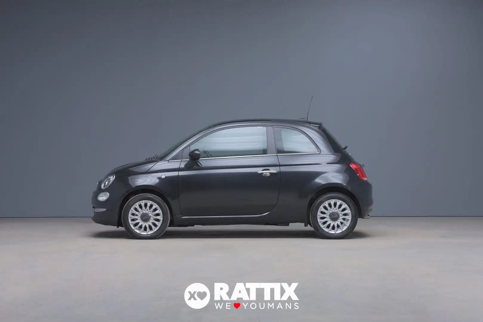 Fiat 500 1.0 Hybrid 70CV Dolcevita + tetto panoramico Nero - 2