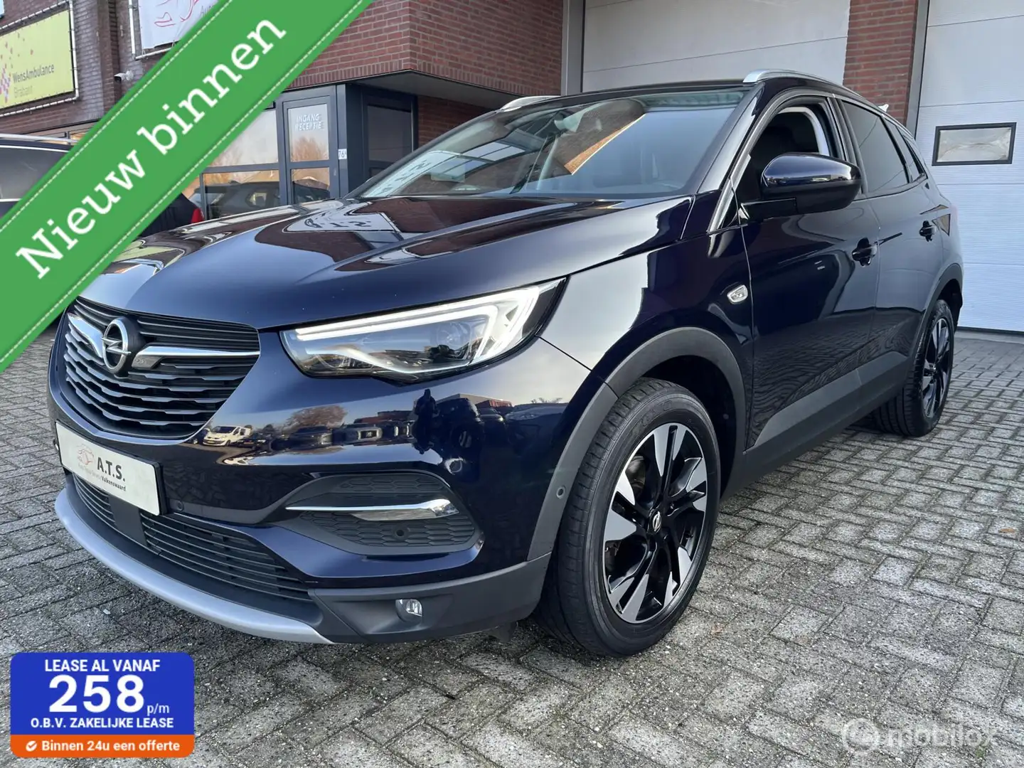 Opel Grandland X 1.2 Turbo Innovation LED*TREKHAAK*NAVI*PDC* Blauw - 1