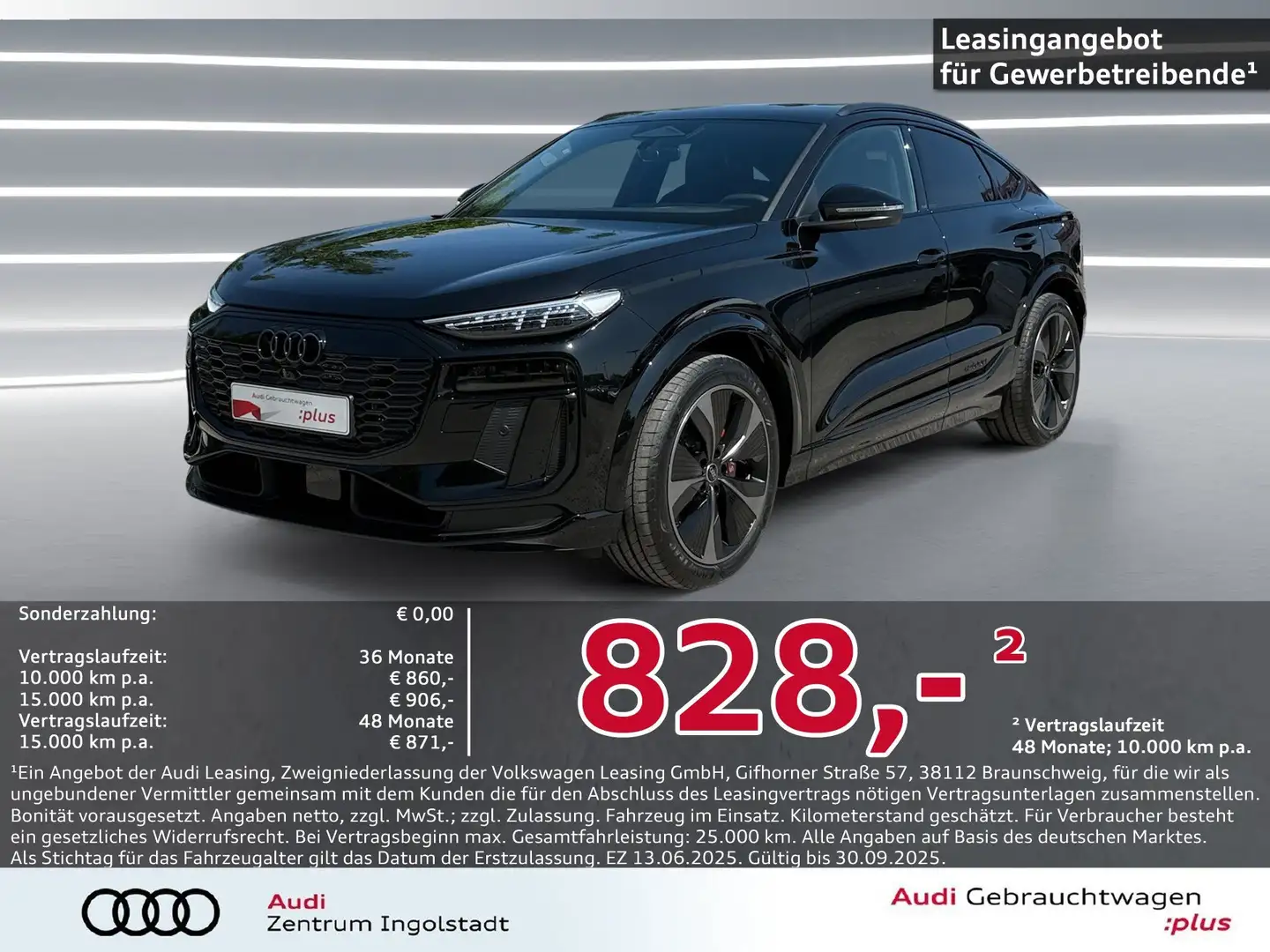 Audi SQ6 e-tron Sportback Tech-pro Pano S-Sitze Luft Schwarz - 1