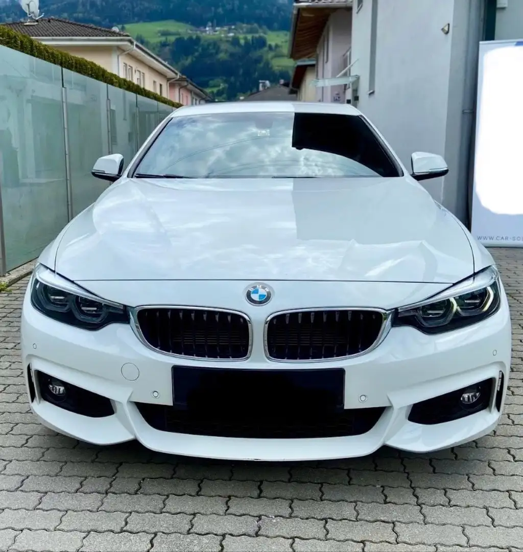 BMW 420 420d Gran Coupe M Sport Aut. Weiß - 1