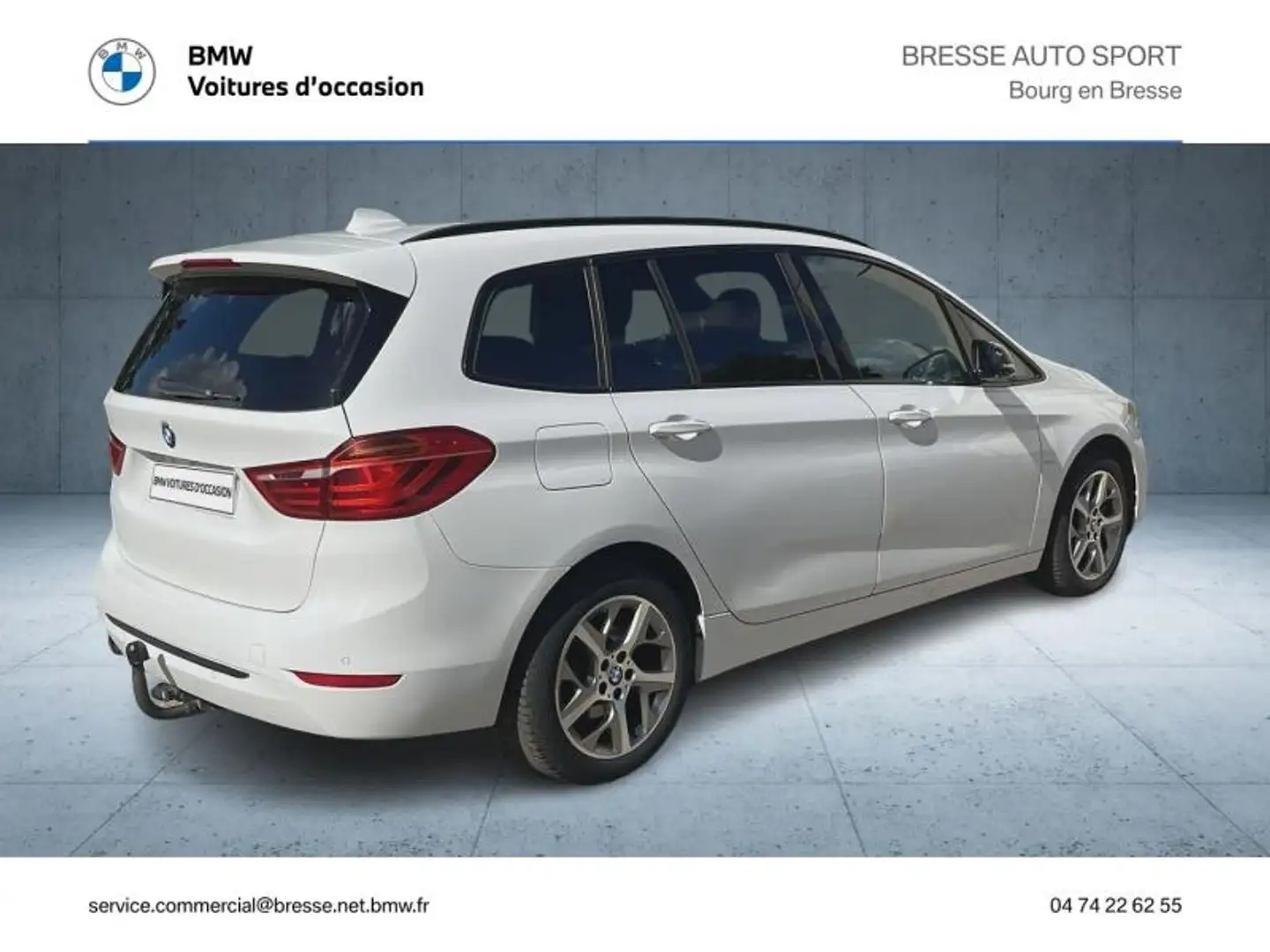 BMW 216 216dA 116ch Sport Weiß - 2