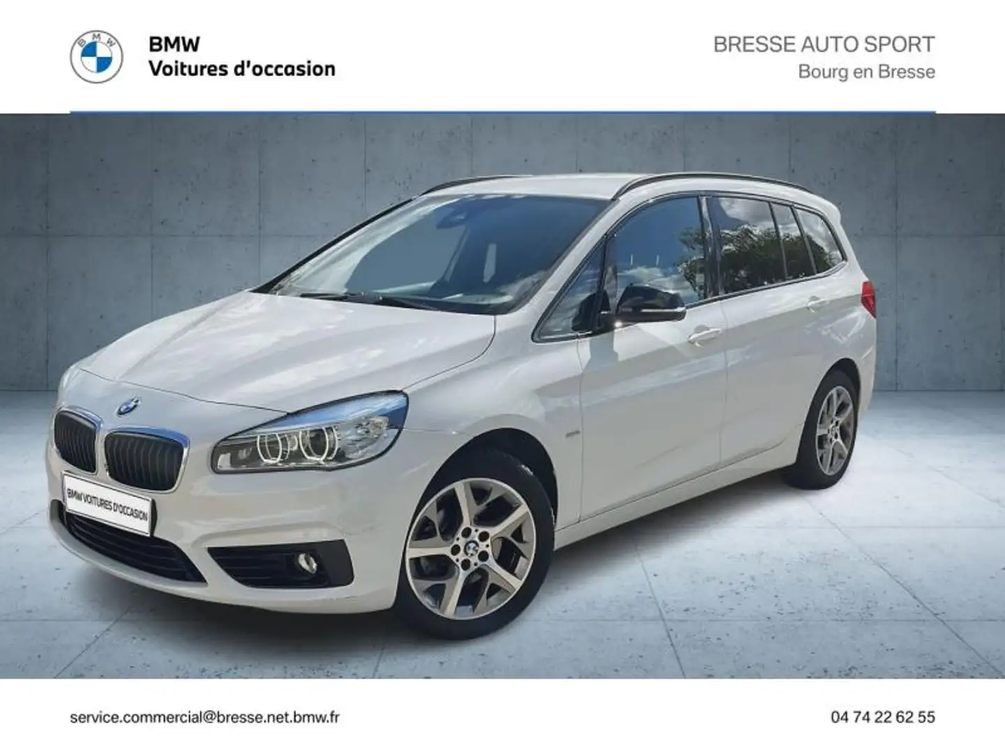 BMW 216 216dA 116ch Sport Weiß - 1