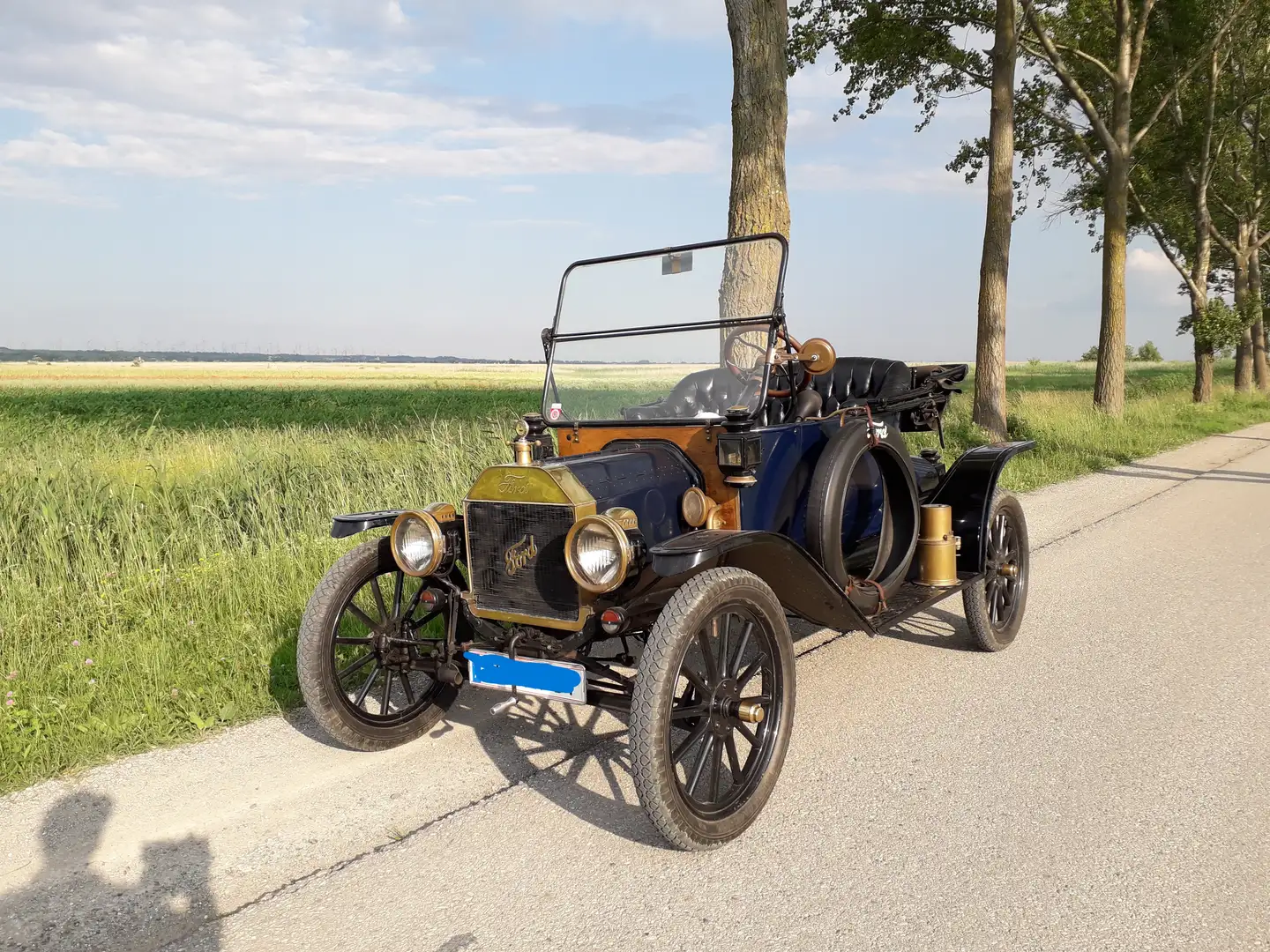 Oldtimer Ford Modell T Runabout Blau - 1