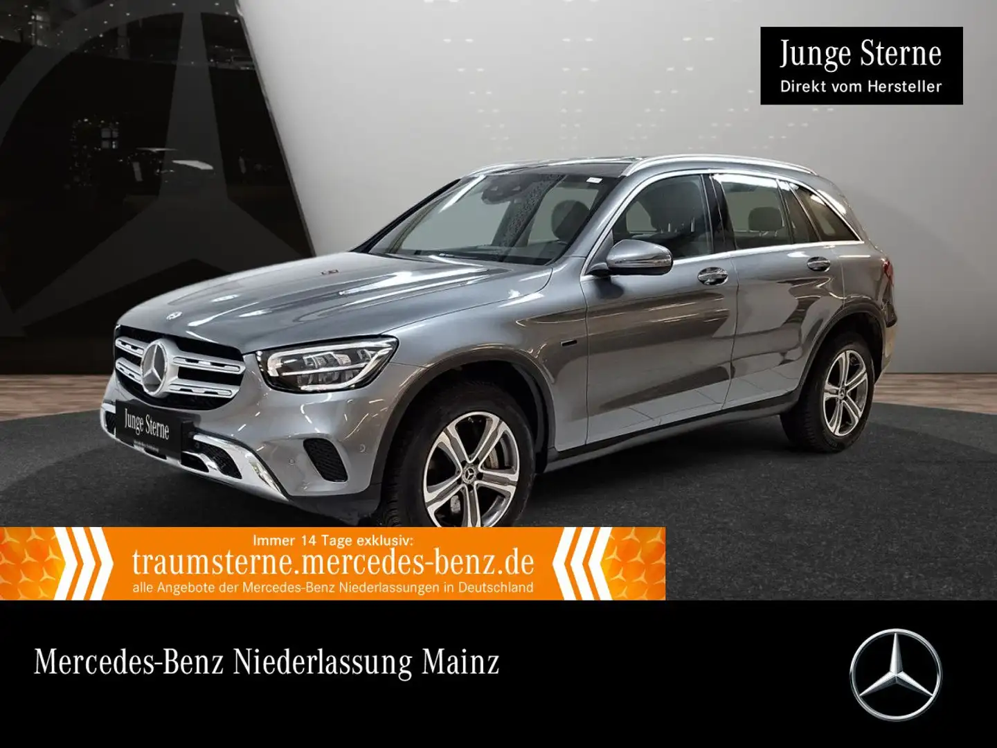 Mercedes-Benz GLC 300 e 4M LED+FAHRASS+KAMERA+KEYLESS+9G Grijs - 1