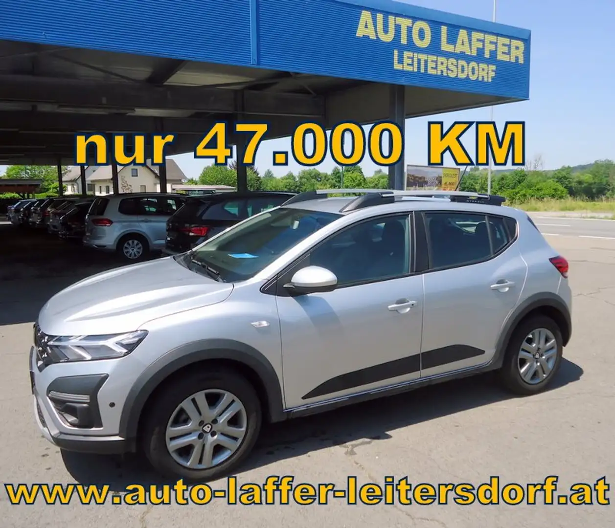 Dacia Sandero Stepway Comfort**47.000KM**LED**RFK** Silber - 1