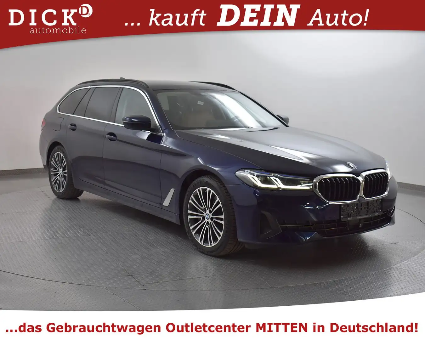 BMW 530 d T Sport Line KOMFORTSI+MEMO+HEAD+H&K+LASER+ Niebieski - 1