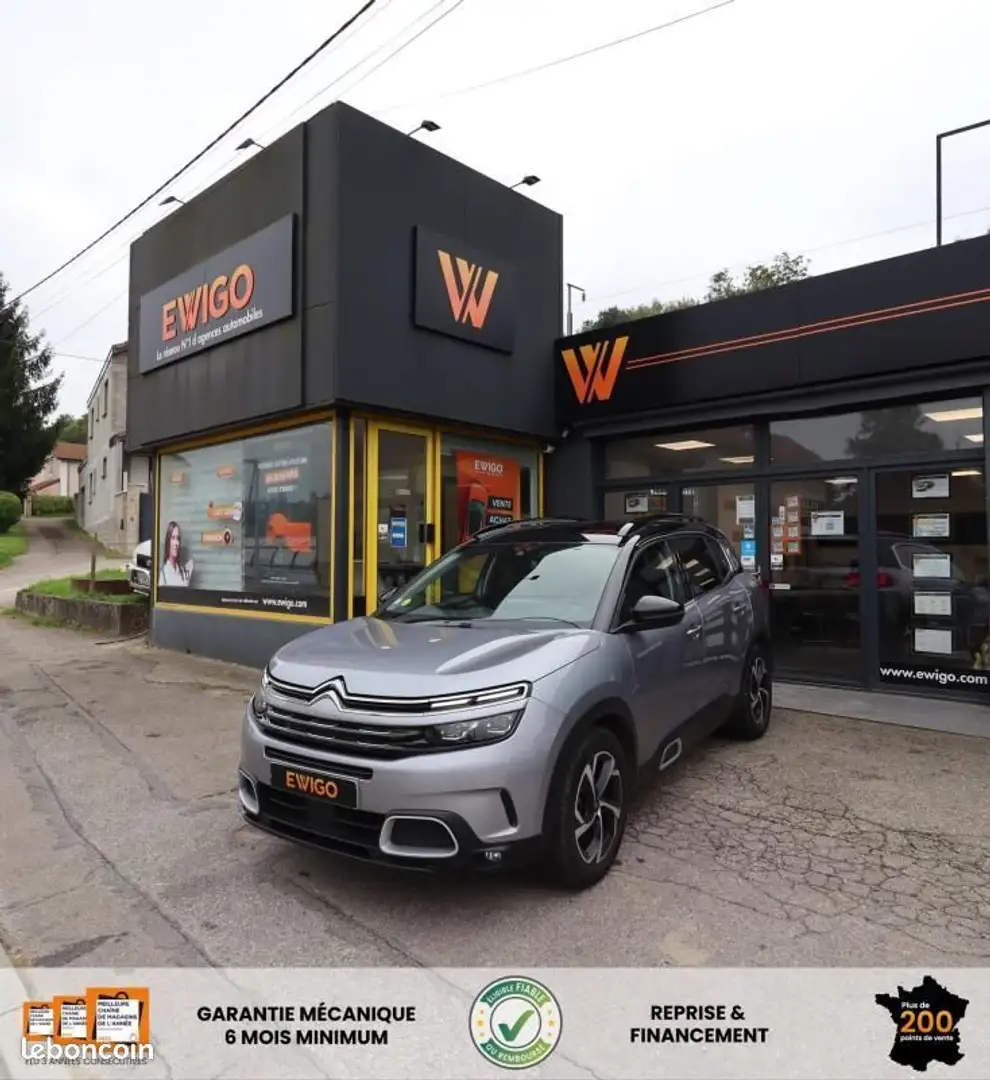 Citroen C5 Aircross Citroën 1.5 BLUEHDI 130 CH SHINE EAT BVA CHAINE OK %2B CARPLAY CAMERA DE RECUL ATTE... Gris - 1