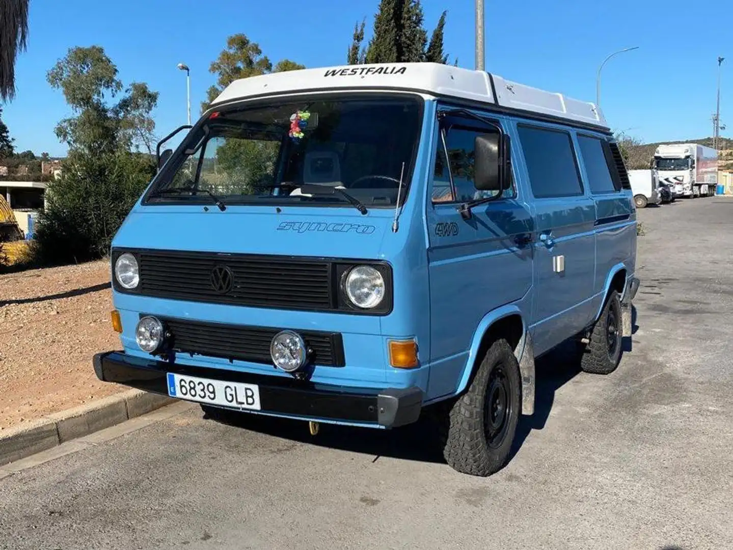 Volkswagen T3 syncro Azul - 1