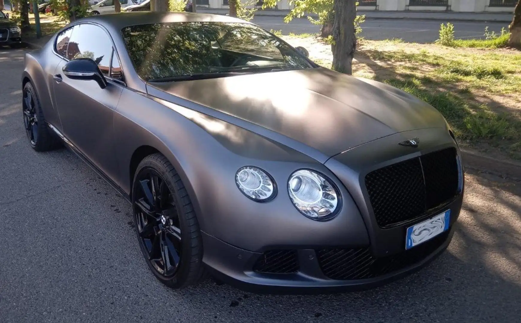 Bentley Continental GT W12-MULLINER-MATT GREY-FULL OPTIONAL Сірий - 1