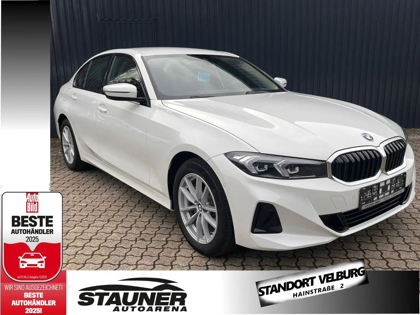 BMW 318 i Aut. Lim Facelift / Kamera/Sitzh/Komfortzug Biały - 1