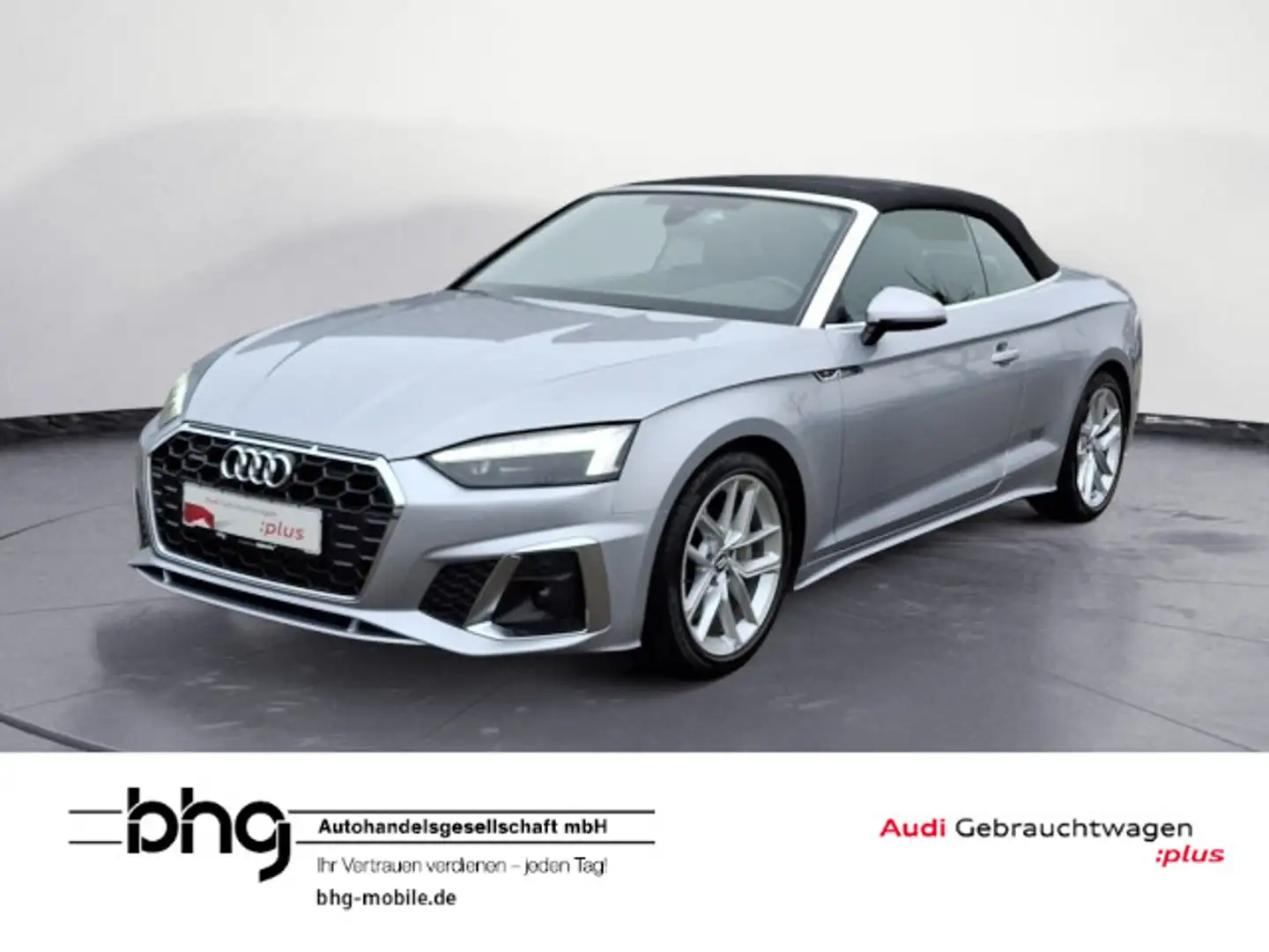 Audi A5 A5 Cabrio 45 TFSI quattro S tronic S line Matrix Schwarz - 1