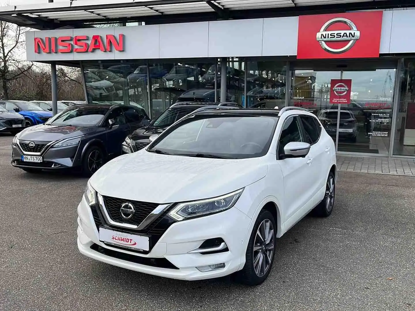 Nissan Qashqai 1.3 DIG-T Tekna+ Leder/BOSE/AVM Weiß - 2