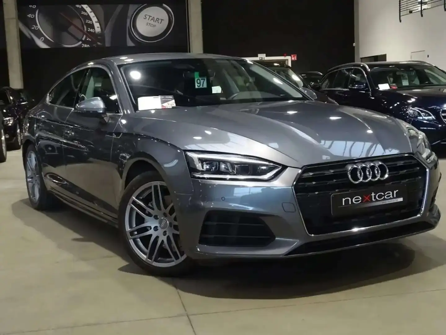 Audi A5 SB 35TDi STronic EUR6dT *CUIR-MATRIX-CRUISE* Gris - 2