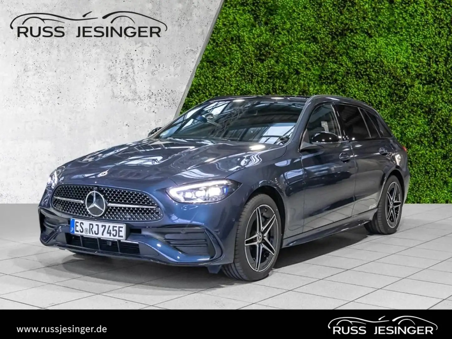 Mercedes-Benz C 300 de T AMG Line *AHK*Distr*LED*Pano*Memo*360 Blau - 1