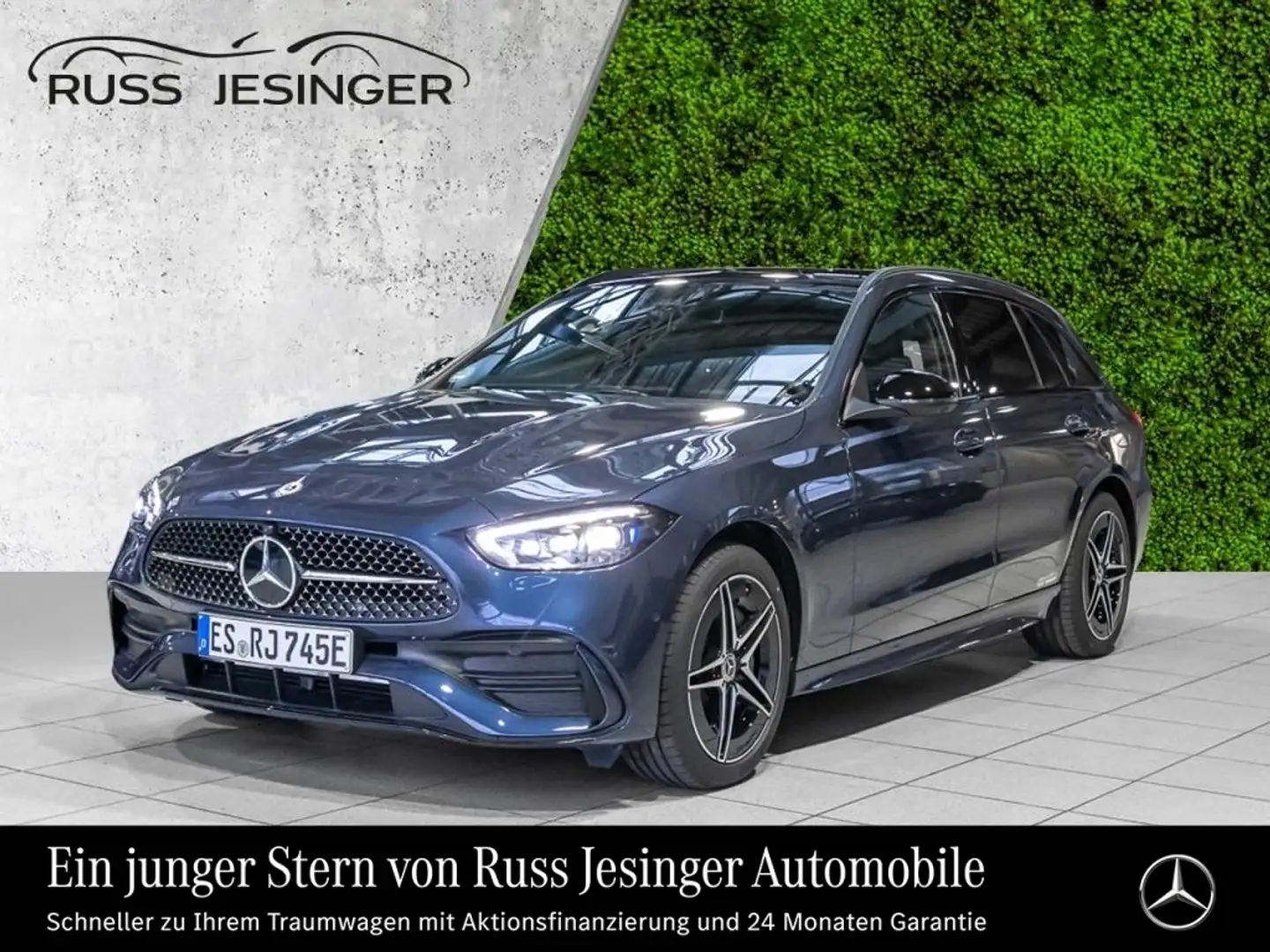 Mercedes-Benz C 300 de T AMG Line *AHK*Distr*LED*Pano*Memo*360 Blau - 1