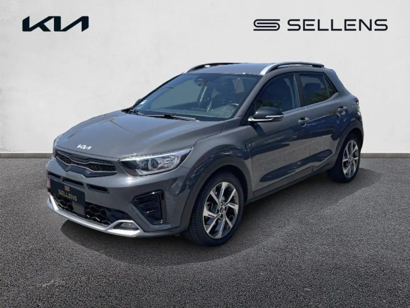Kia Stonic 1.0 T-GDi 120ch MHEV GT Line Premium DCT7 Gris - 1