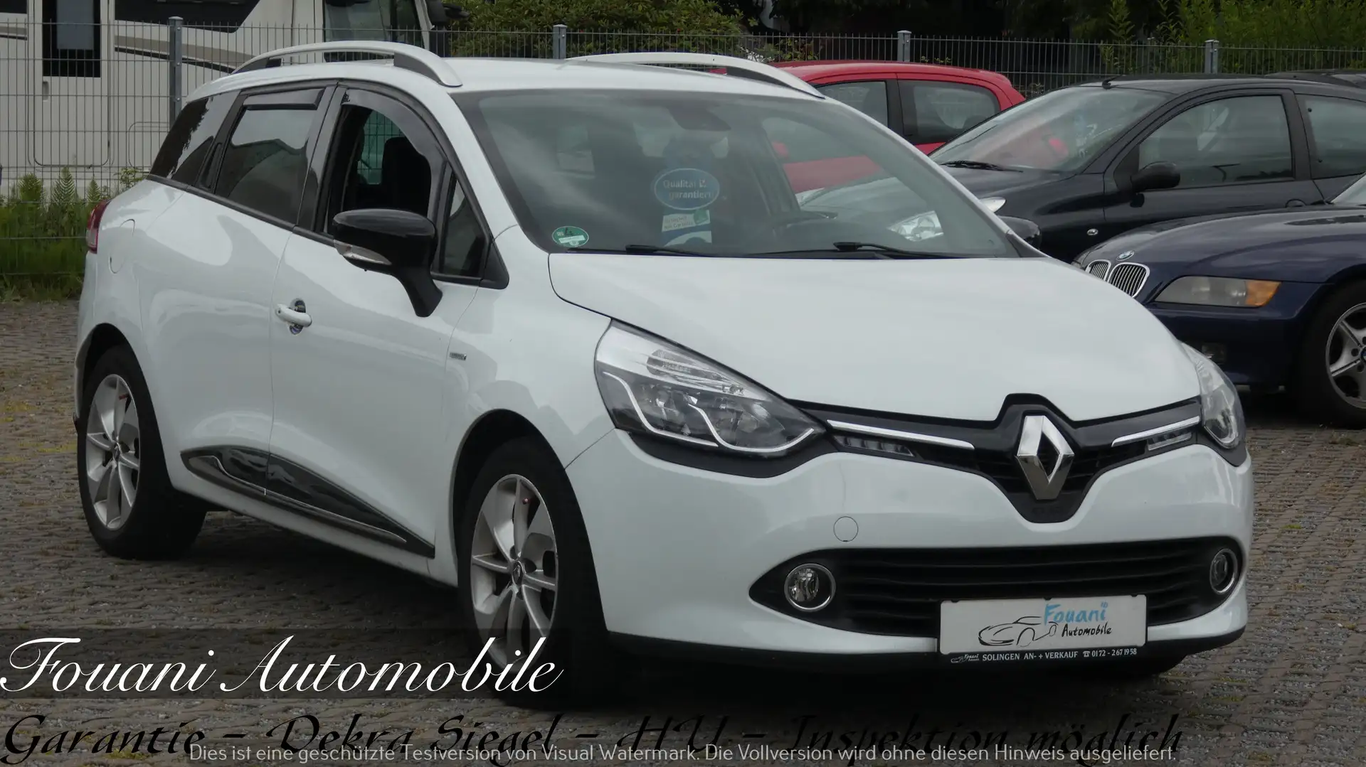 Renault Clio Limited 12 Monate Garantie HU 01/2027 Klima Weiß - 1