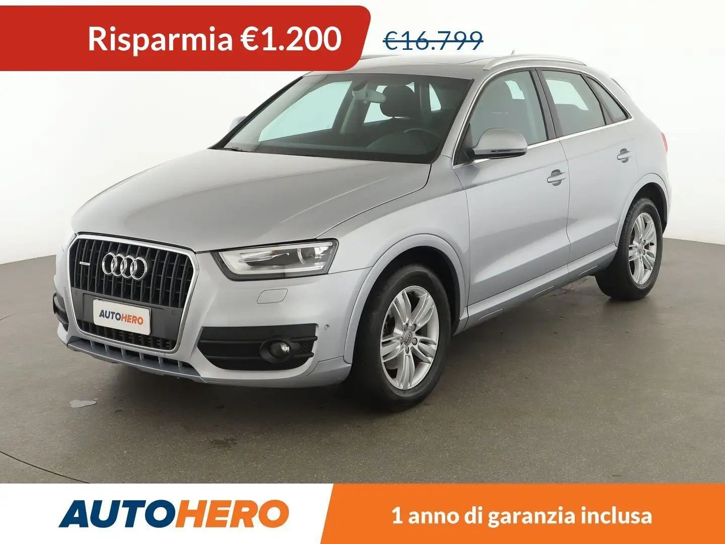 Audi Q3 2.0 TDI quattro Argent - 1