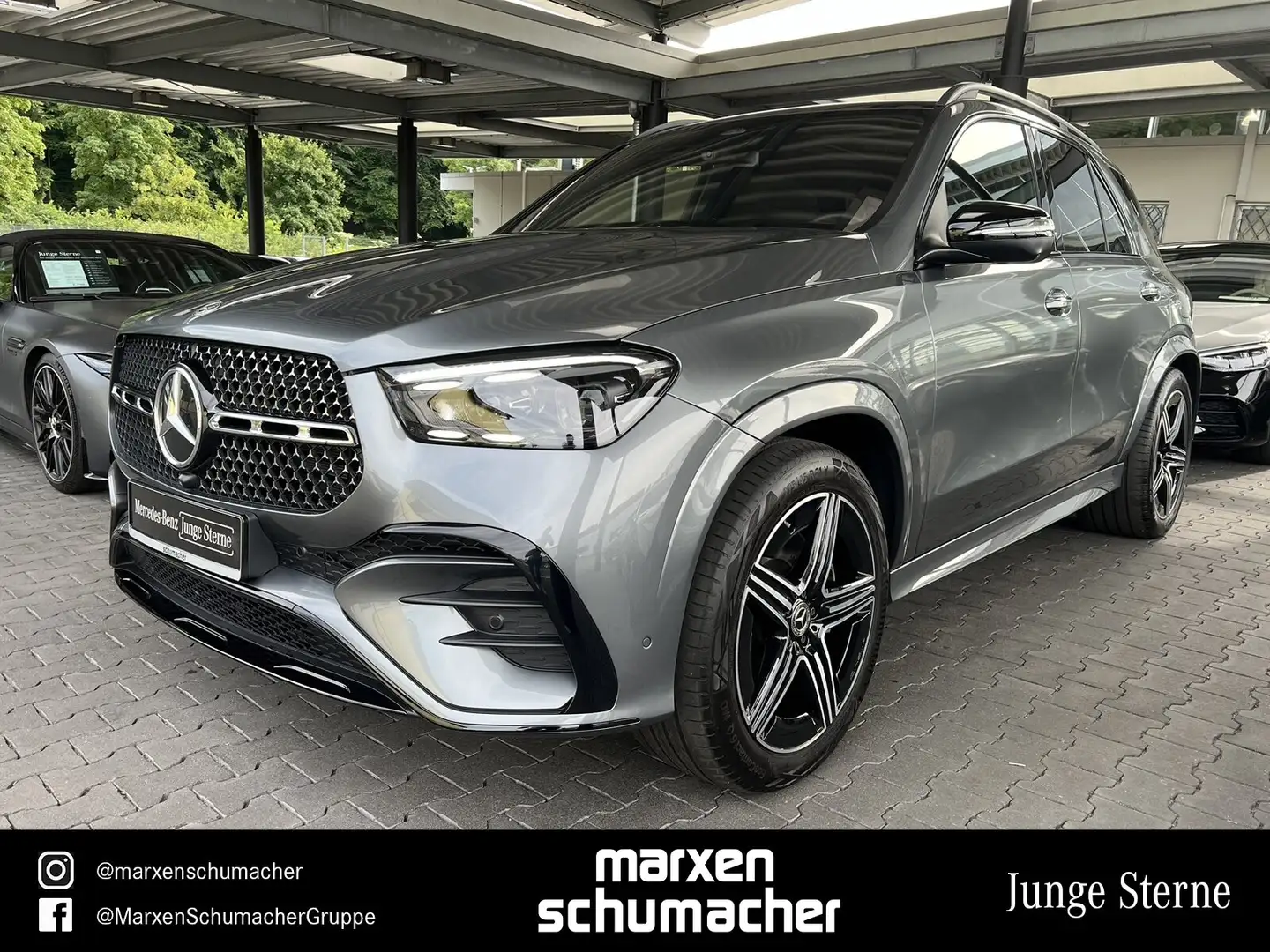 Mercedes-Benz GLE 400 GLE 400 e 4M AMG Pano+AHK+Massage+Night+Burm+360 Gris - 1