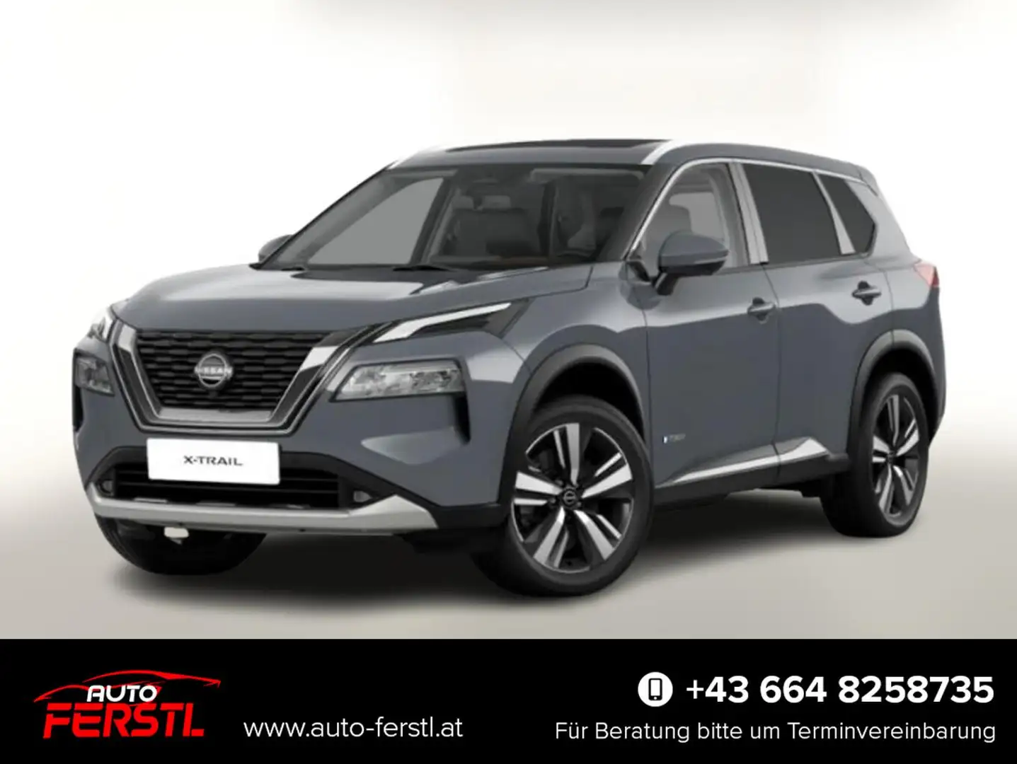 Nissan X-Trail Tekna e-4ORCE Pano Nappa ACC eHK SHZ Nav 157 kW... Grau - 1